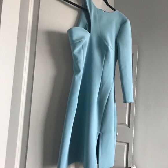 ELISABETTA FRANCHI ABITO BLUE DRESS - Picture 5 of 5